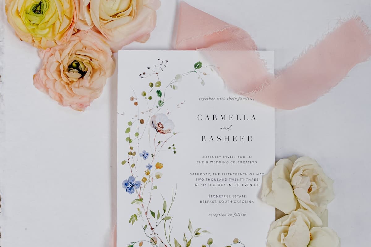 Christian Wedding Invitation Wording: Samples for Every Style